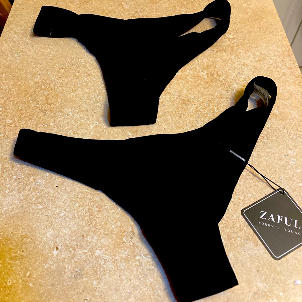 Zaful cheeky bikini bottoms